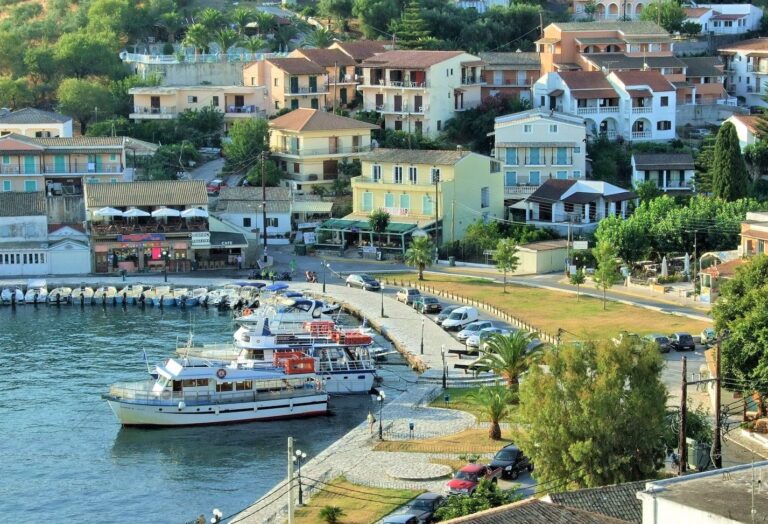 Kassiopis miestelis Korfu corfu