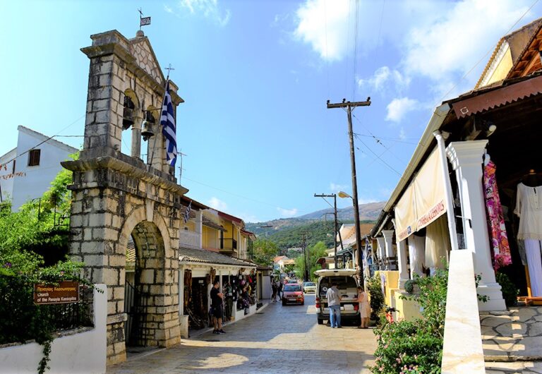 Kassiopis miestelis Korfu corfu